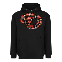 Black milk snake Heavyweight Hoodie - LillyAllenDesigns
