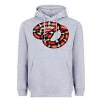 Heather Grey milk snake Heavyweight Hoodie - LillyAllenDesigns