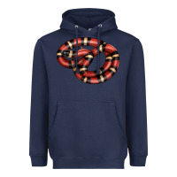 Navy milk snake Heavyweight Hoodie - LillyAllenDesigns