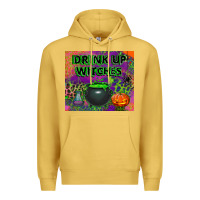 Antique Gold drink up witches tumbler Premium Hoodie - BundleAndBundleShop