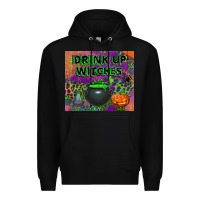 Black drink up witches tumbler Premium Hoodie - BundleAndBundleShop