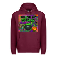 Burgundy drink up witches tumbler Premium Hoodie - BundleAndBundleShop