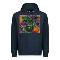 Navy drink up witches tumbler Premium Hoodie - BundleAndBundleShop