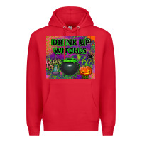 Red drink up witches tumbler Premium Hoodie - BundleAndBundleShop
