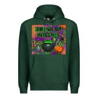 Sports Green drink up witches tumbler Premium Hoodie - BundleAndBundleShop