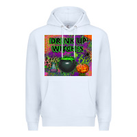 White drink up witches tumbler Premium Hoodie - BundleAndBundleShop