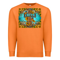 Carrot Western Faith Cross Butterfly Premium Sweatshirt - LillyAllenDesigns