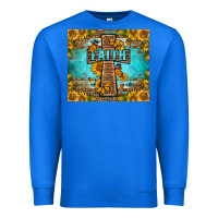 True Royal Western Faith Cross Butterfly Premium Sweatshirt - LillyAllenDesigns