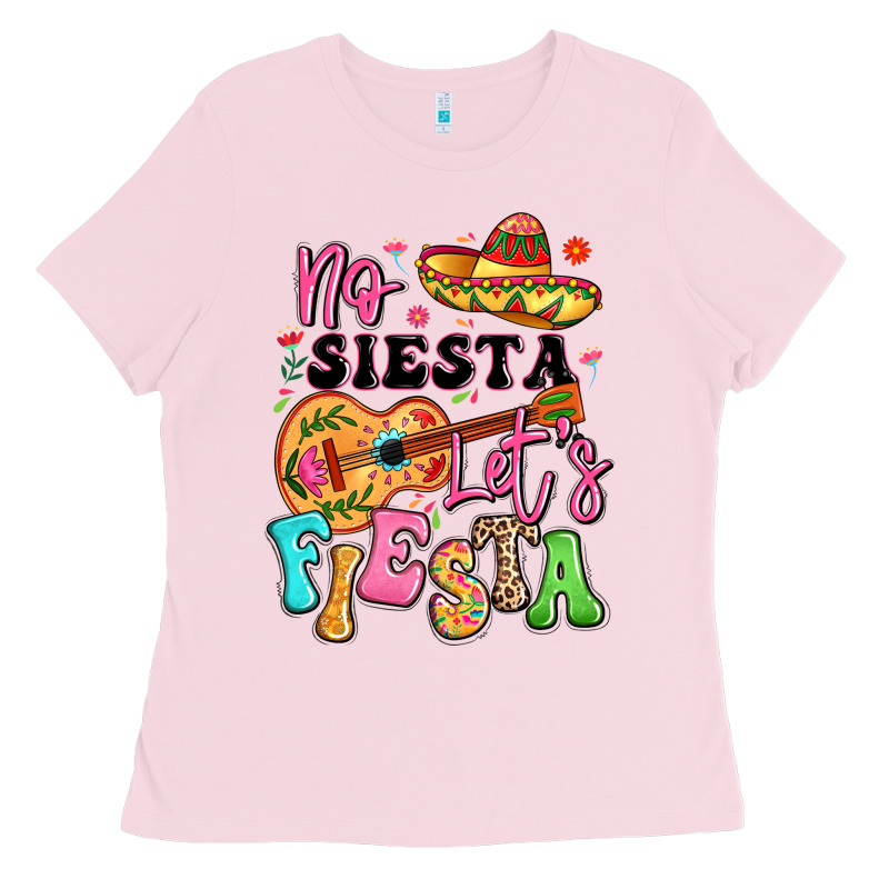 No Siesta Let's Fiesta Ladies Tee by LillyAllenDesigns | Teevron