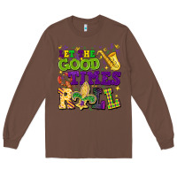 Chestnut let the good times roll Long Sleeve Tee - CowGirlArtShop