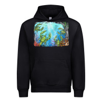 Black lobster background Urban Hoodie - BarkalooDesign