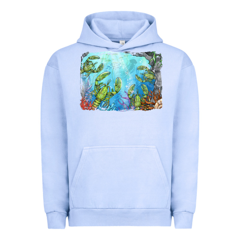 Lobster Background Urban Hoodie by BarkalooDesign | Teevron