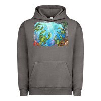 Pigment Tornado lobster background Urban Hoodie - BarkalooDesign