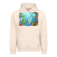 Sandshell lobster background Urban Hoodie - BarkalooDesign