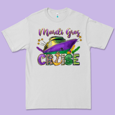 Mardi Gras Cruise Celebration Premium Tee Designed By Lillyallendesigns