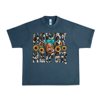 Midnight Navy howdy heıfer Urban Heavy Tee - JahusDesignShop