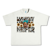 Pistachio howdy heıfer Urban Heavy Tee - JahusDesignShop