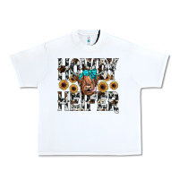 White howdy heıfer Urban Heavy Tee - JahusDesignShop