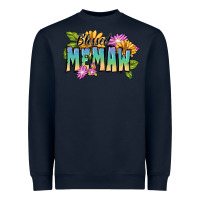 Navy Blessed memaw Mother's Day Heavyweight Sweatshirt - FaDigitalArtStudio