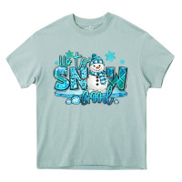 Up To Snow Good Winter Snowman Heavy Core Tee | Teevron