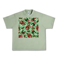 Oil Green Christmas candy cane Urban Heavy Tee - NancyCooperArtShop