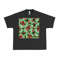 Pigment Black Christmas candy cane Urban Heavy Tee - NancyCooperArtShop