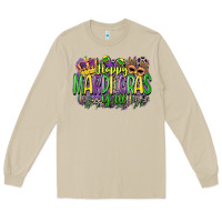 Mushroom happy mardi gras yall Long Sleeve Tee - CowGirlArtShop
