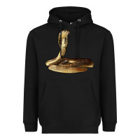 Black king cobra snake Heavyweight Hoodie - LillyAllenDesigns