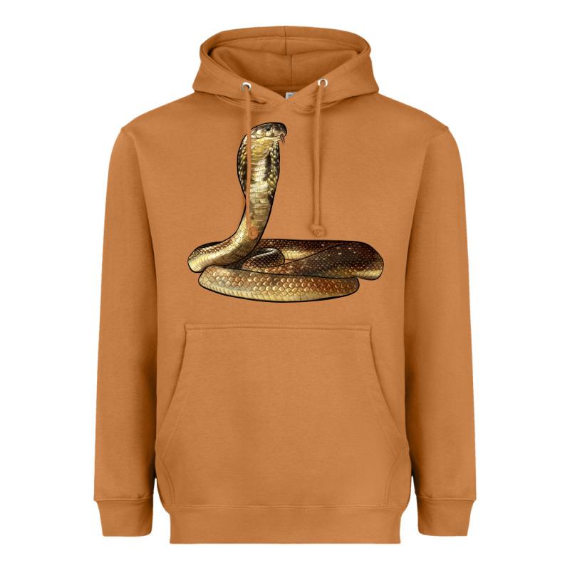 King Cobra Snake Heavyweight Hoodie by LillyAllenDesigns | Teevron