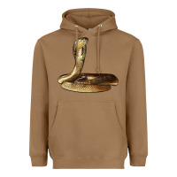 Toasted Coconut king cobra snake Heavyweight Hoodie - LillyAllenDesigns