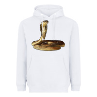 White king cobra snake Heavyweight Hoodie - LillyAllenDesigns