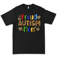 Black proud autism mom design Premium Tee - LillyAllenDesigns