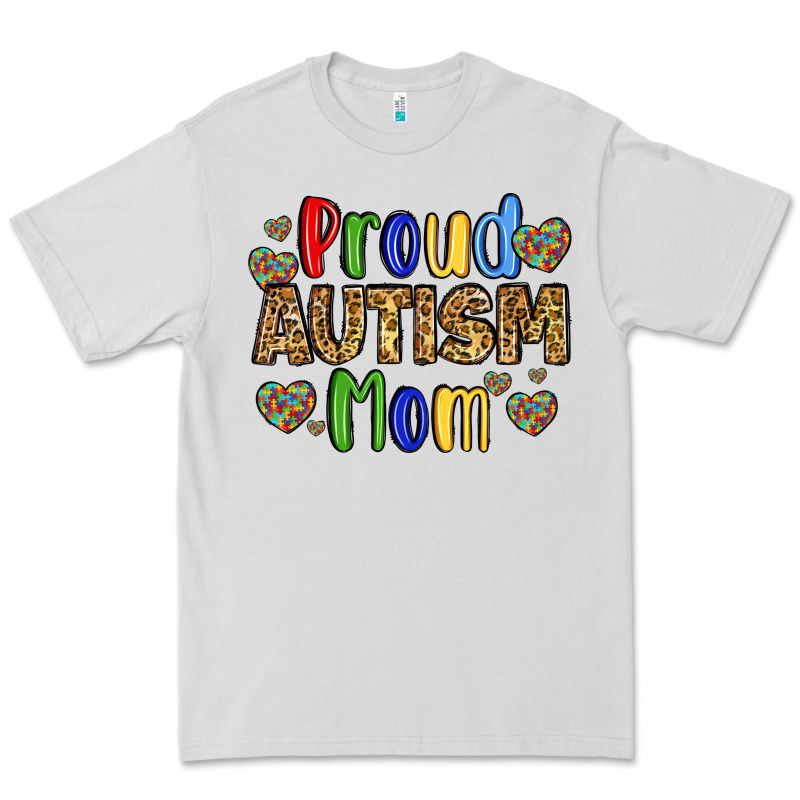 Proud Autism Mom Design Premium Tee by LillyAllenDesigns | Teevron