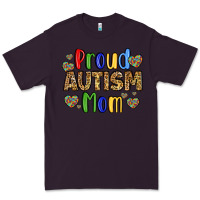 Plum proud autism mom design Premium Tee - LillyAllenDesigns