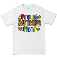 White proud autism mom design Premium Tee - LillyAllenDesigns