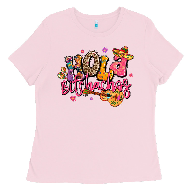 Hola Bitchachos Mexico Cinco De Mayo Ladies Tee by LillyAllenDesigns | Teevron
