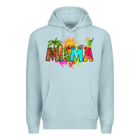 Blue Mist summer mama Premium Hoodie - RanaPortraitStore