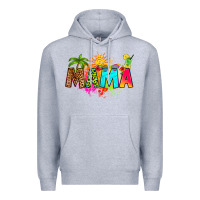 Heather Grey summer mama Premium Hoodie - RanaPortraitStore
