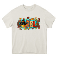 Cream gobble with thanksgiving turkeys Heavy Core Tee - MaliasSmallBusiness