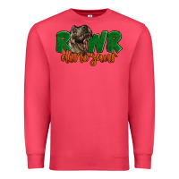 Cardinal Rawr Dinosaur Premium Sweatshirt - LillyAllenDesigns