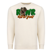 Sandshell Rawr Dinosaur Premium Sweatshirt - LillyAllenDesigns