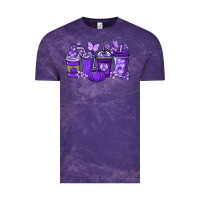Cloud Purple Cancer coffee cups purple ribbon Vintage Tee - NancyCooperArtShop