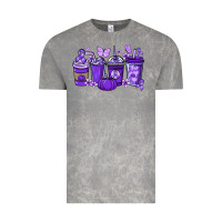 Cloud Rock Cancer coffee cups purple ribbon Vintage Tee - NancyCooperArtShop