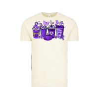 Vintage Arctic Cancer coffee cups purple ribbon Vintage Tee - NancyCooperArtShop