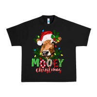 Black Mooey Christmas Urban Heavy Tee - texasbilliewilder