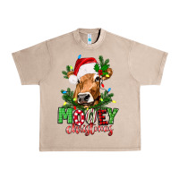 French Oak Mooey Christmas Urban Heavy Tee - texasbilliewilder