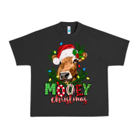 Pigment Black Mooey Christmas Urban Heavy Tee - texasbilliewilder