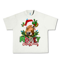 Pistachio Mooey Christmas Urban Heavy Tee - texasbilliewilder
