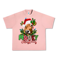 Salmon Mooey Christmas Urban Heavy Tee - texasbilliewilder