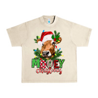 Sandshell Mooey Christmas Urban Heavy Tee - texasbilliewilder
